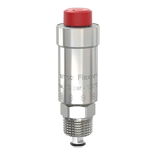 Воздухоотводчик попл. Flexvent  1/2" НР PN10, T=120°C никелиров. с отсечным клапаном (27742) Flamco