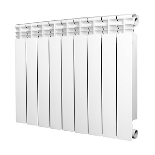 Радиатор бимет. VIENA RB 80-500-1.5 (160Вт) 9 секций  