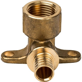 Угольник настенный проточный 20х1/2" бронзовый  (10/060) (SFA-0040-002012)  STOUT