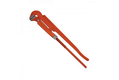 Ключ трубный газовый CrV Профи тип L (400мм,90гр, 1,5") 70402 FIT