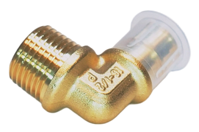 Угольник с нар. резьбой латунный 20х3/4''  (HFWQE00065) Hipex (20)