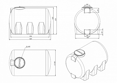 Емкость H 2000л