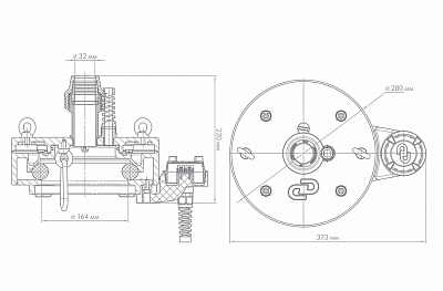 Оголовок  скважинный ОСАБ 130-140/32 (антивандальный) АКЦИЯ