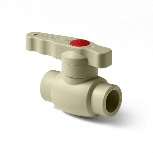 Кран шаровой 20 серый (1/50) ULTRA ПРО АКВА (PA40008G)