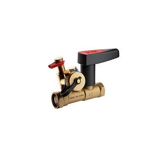 Клапан баланс. Ballorex Venturi FODRV с дренажем ф/ф Ду25 Ру16, Kvs12,1 с измер. ниппелями