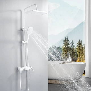 Душ. система SHEVANIK белая мат. S9936C