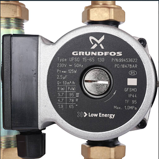 Группа насосная с терм. смесительным клап. 3/4" нас. Grundfos UPSO 15-65 130 (SDG-0002-002002) STOUT