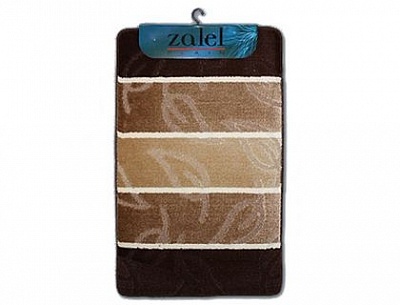 Набор ковриков (2предмета) "SILVER" 60х100см (11мм) серый 00237