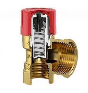 Клапан предохранительный Prescor 3/4"х1" в/в 2,5бар, Tmax=120°C, 100кВт (27020) Flamco