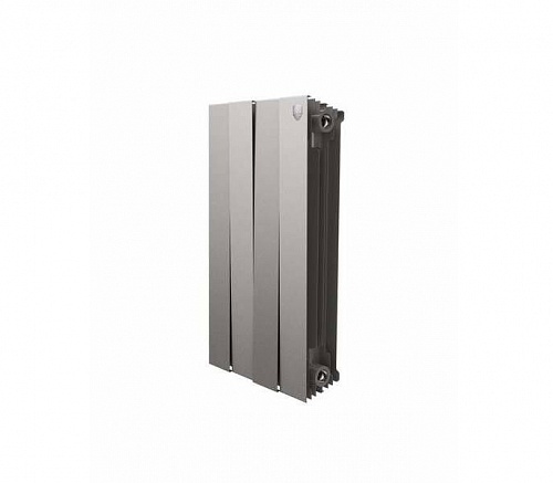 Радиатор бим. Royal Thermo PianoForte 500/Silver Satin 4 секц.