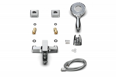 Смеситель д/ванны "Akari" (AKA-1014) короткий излив TOKITO