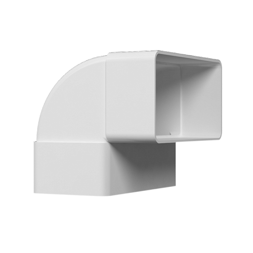 Колено вертикальное 612КВП 120х60мм (пластик) (24)