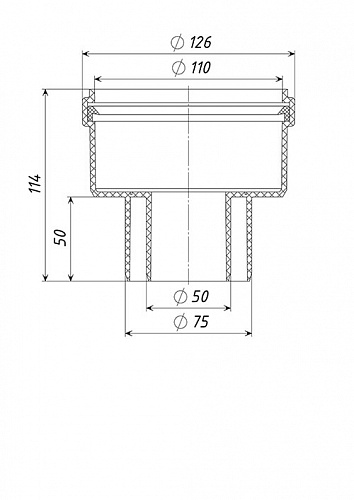 Переход 110-75-50 ТП-82.50/75